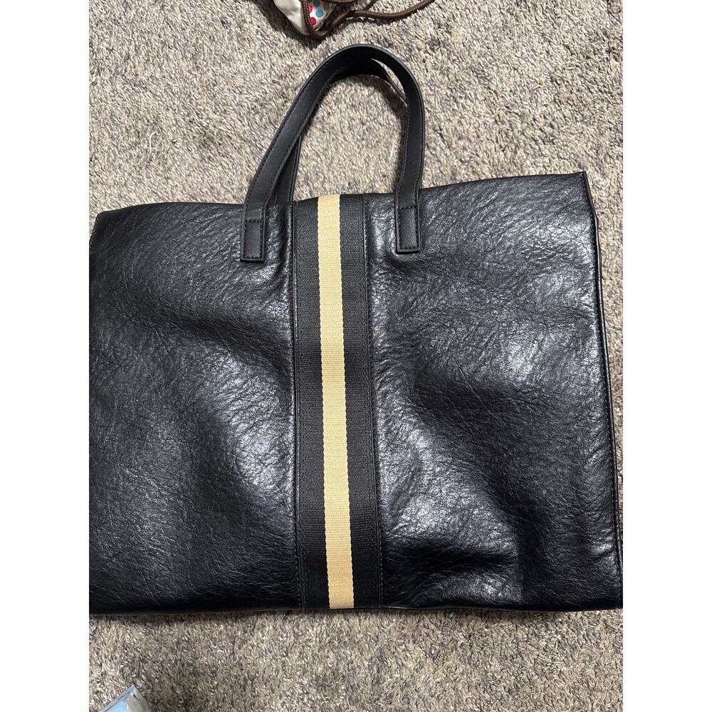 NWOT Moda Luxe Julian Tote Dove Black/Tan Accent Stripe‎